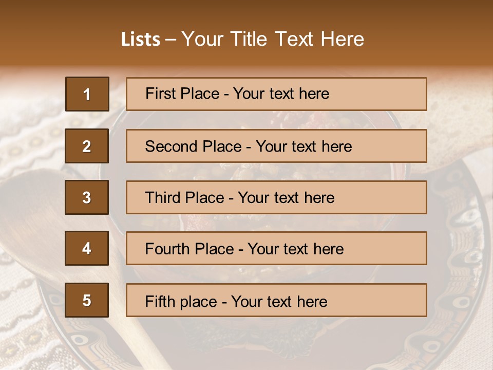 Legume Delicious Appetizing PowerPoint Template