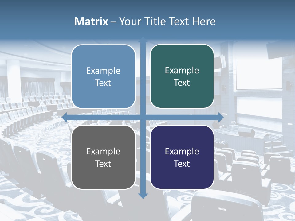 Room Convention Interior PowerPoint Template