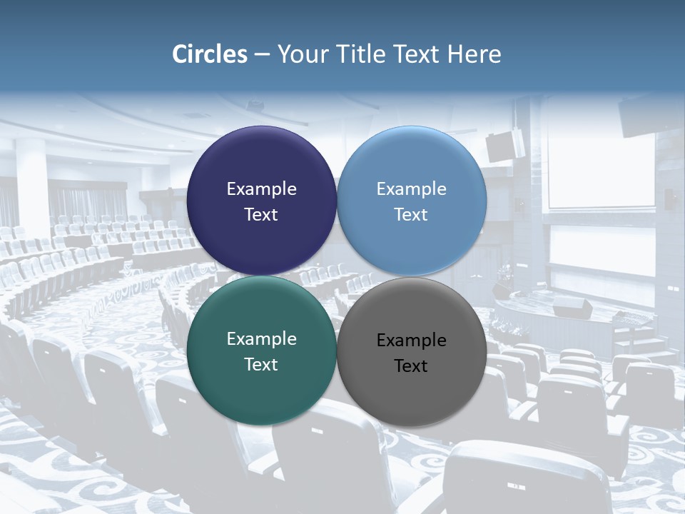 Room Convention Interior PowerPoint Template