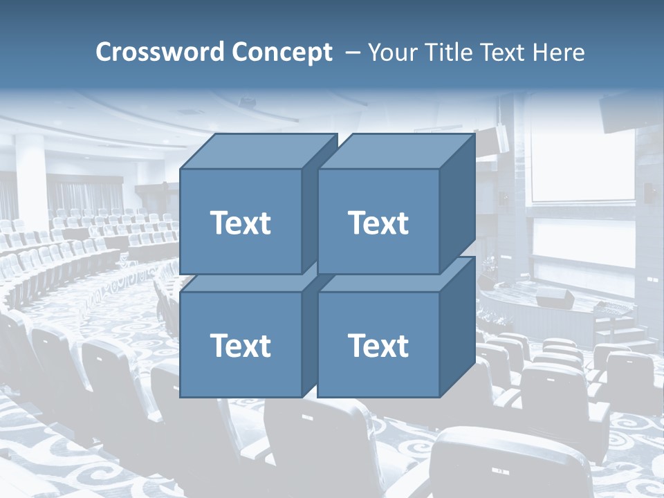 Room Convention Interior PowerPoint Template
