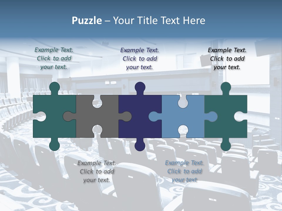 Room Convention Interior PowerPoint Template