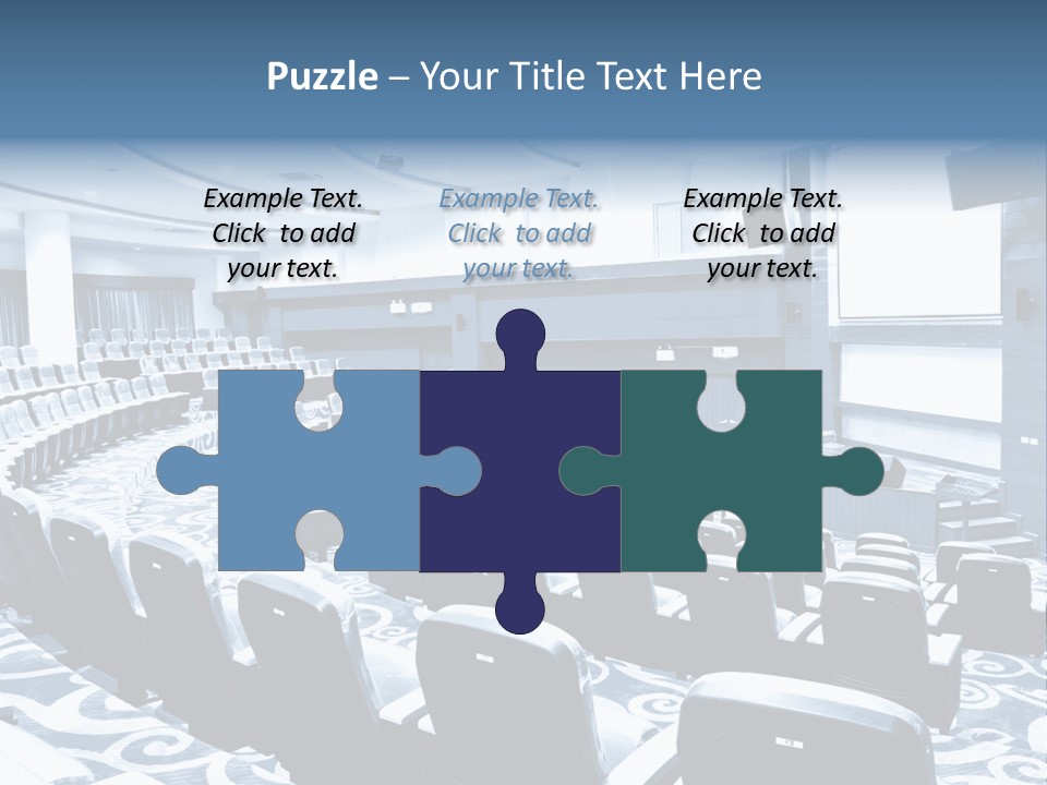 Room Convention Interior PowerPoint Template