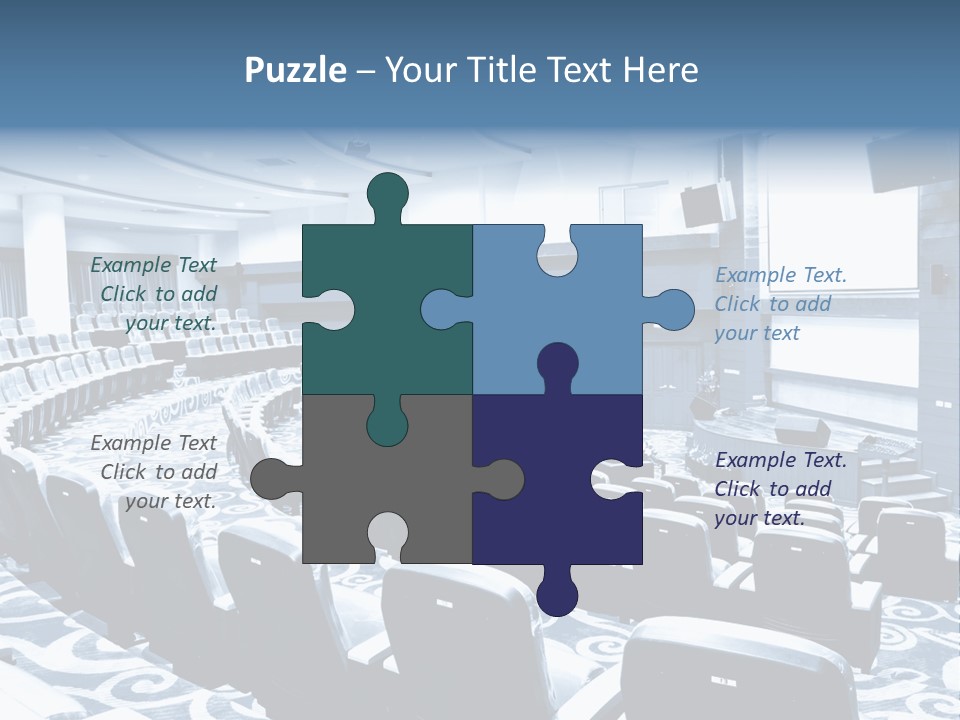 Room Convention Interior PowerPoint Template