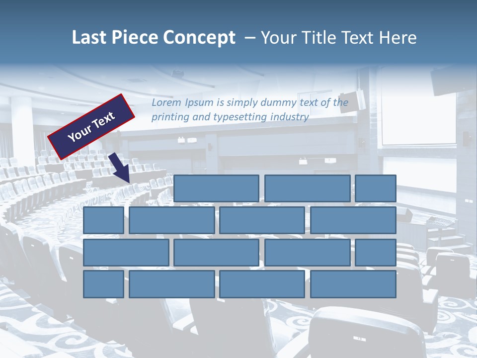 Room Convention Interior PowerPoint Template