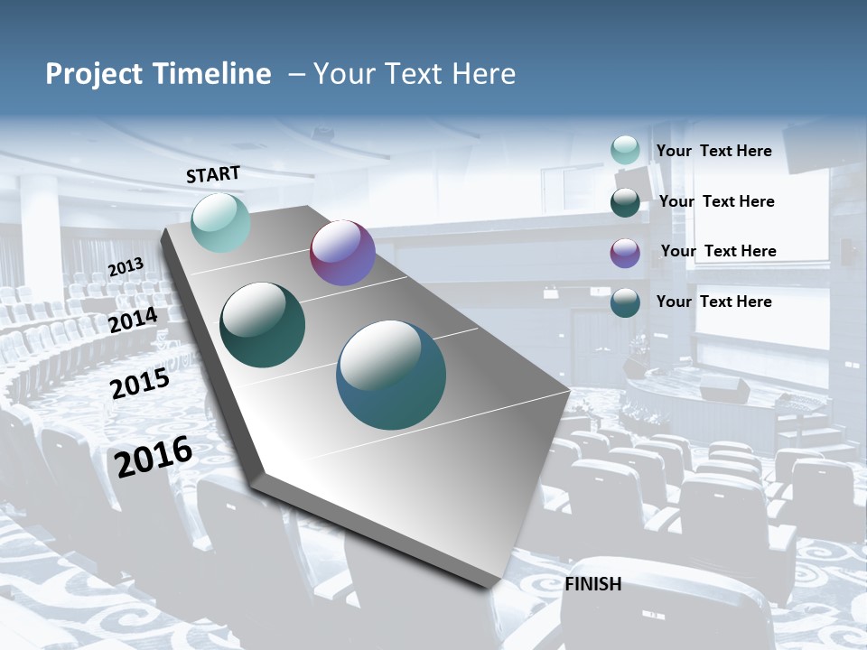 Room Convention Interior PowerPoint Template