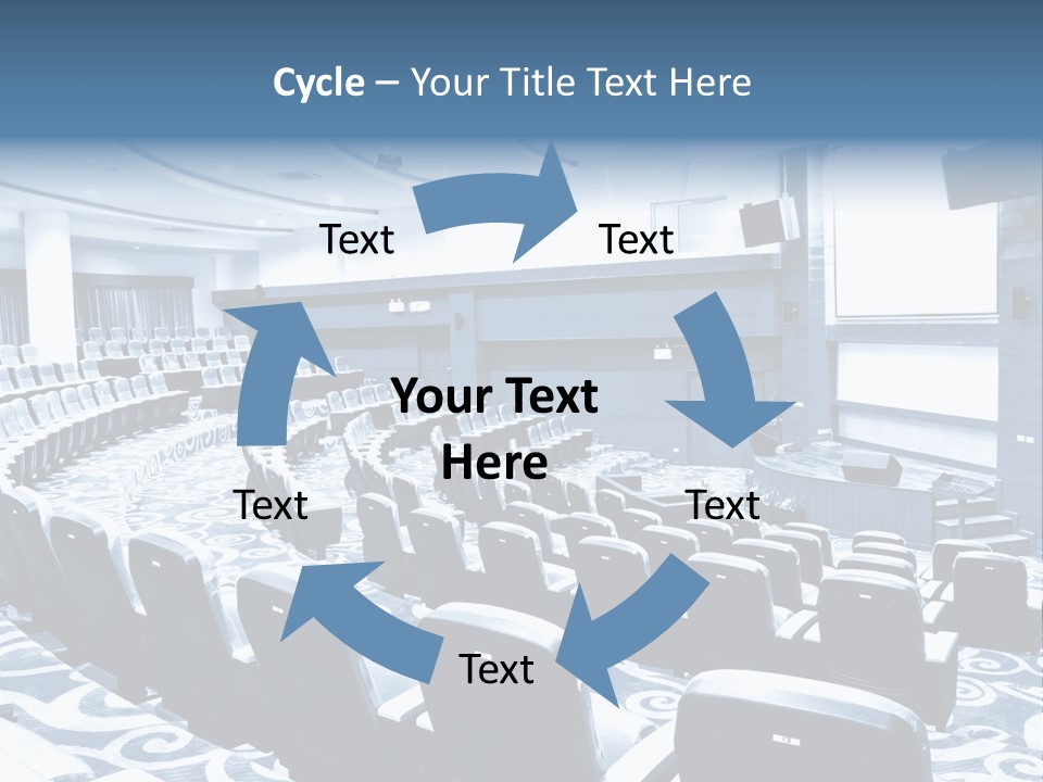 Room Convention Interior PowerPoint Template