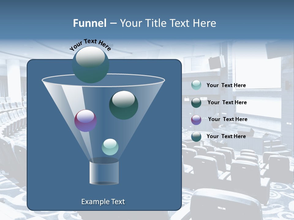 Room Convention Interior PowerPoint Template