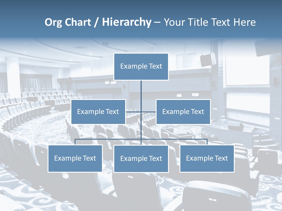 Room Convention Interior PowerPoint Template