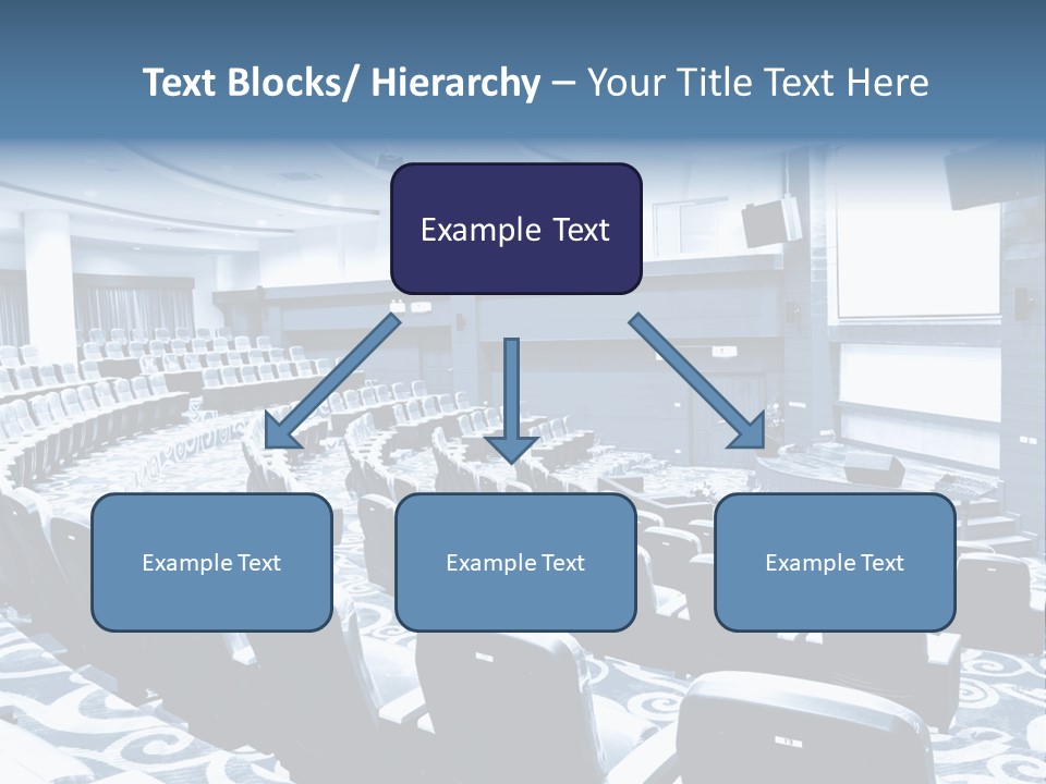 Room Convention Interior PowerPoint Template
