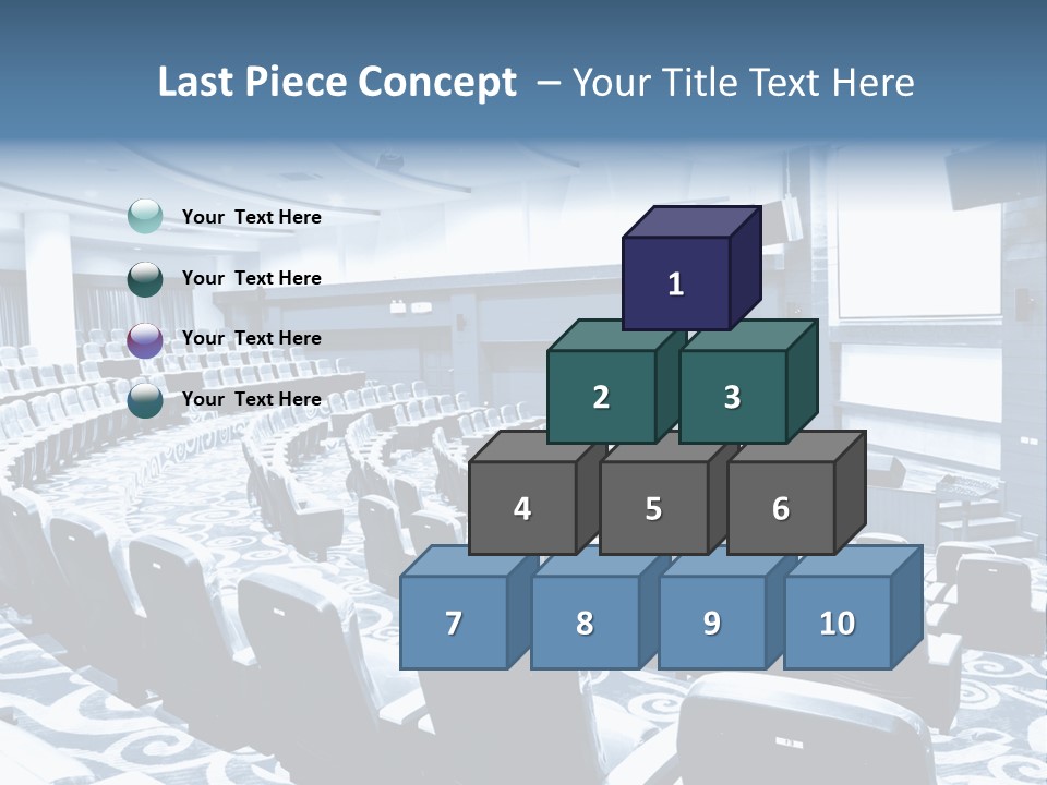 Room Convention Interior PowerPoint Template