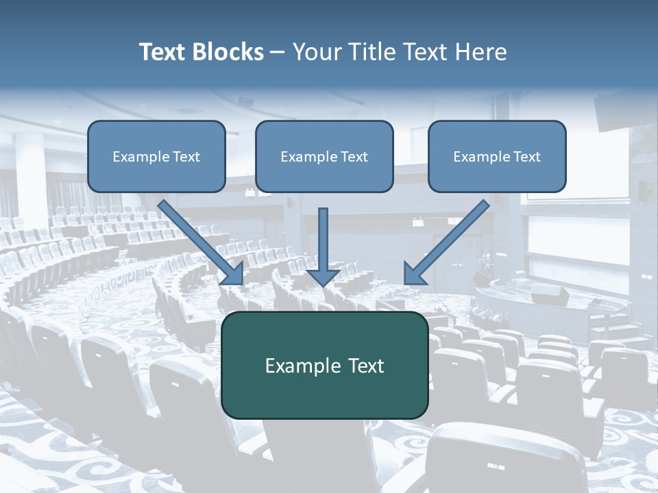 Room Convention Interior PowerPoint Template