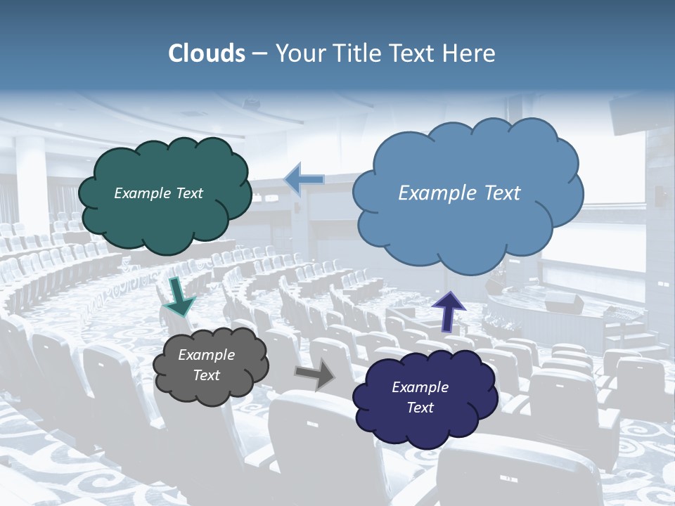 Room Convention Interior PowerPoint Template
