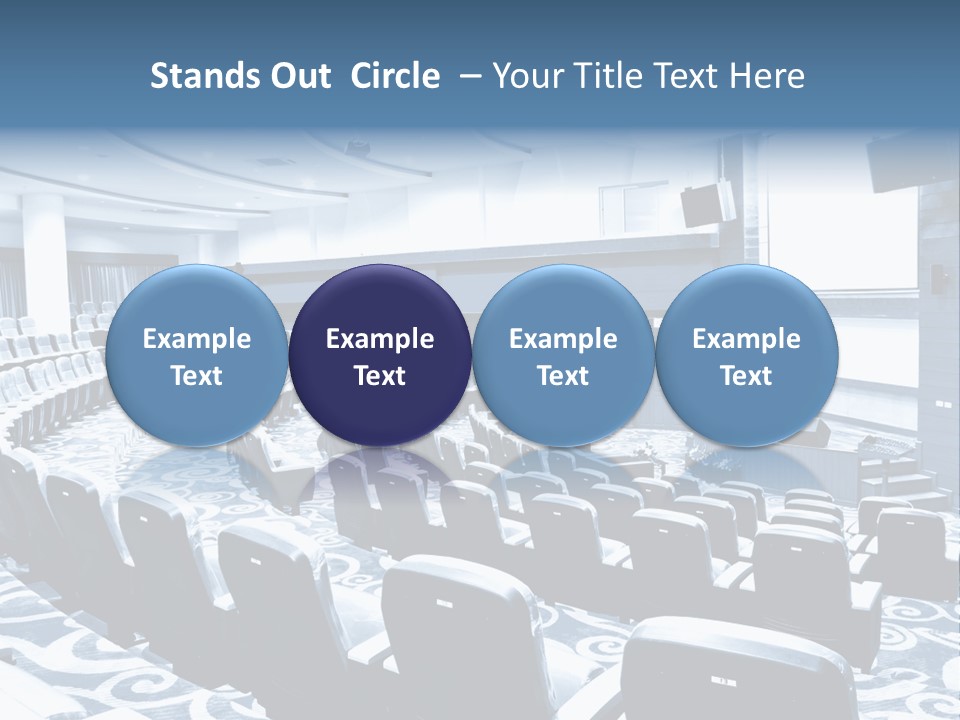 Room Convention Interior PowerPoint Template