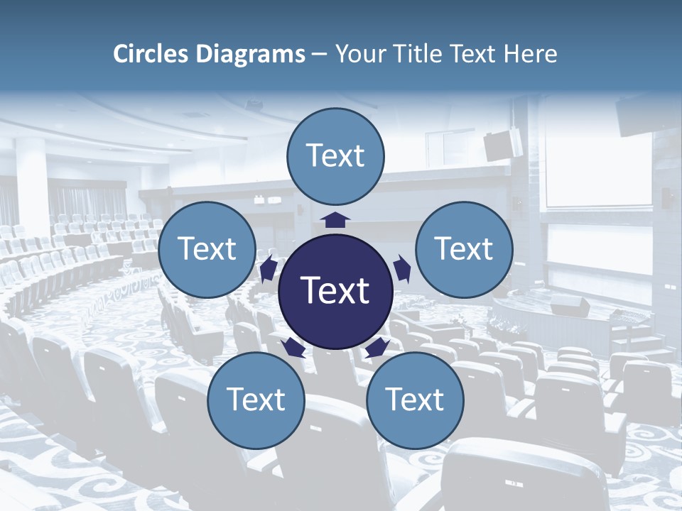 Room Convention Interior PowerPoint Template