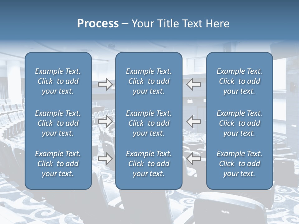 Room Convention Interior PowerPoint Template