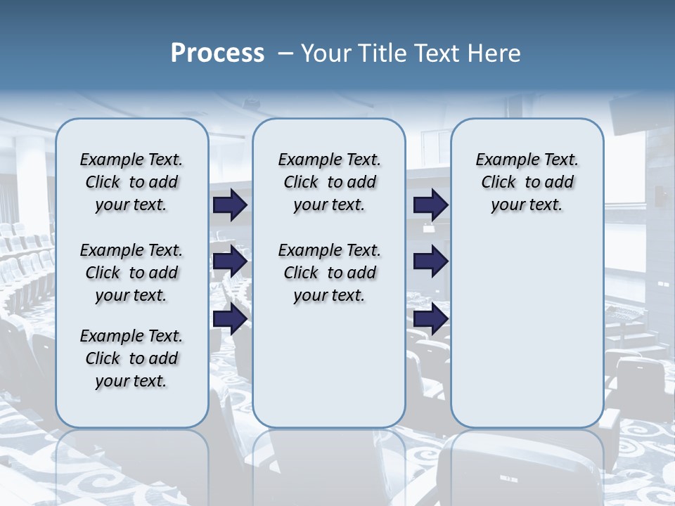 Room Convention Interior PowerPoint Template