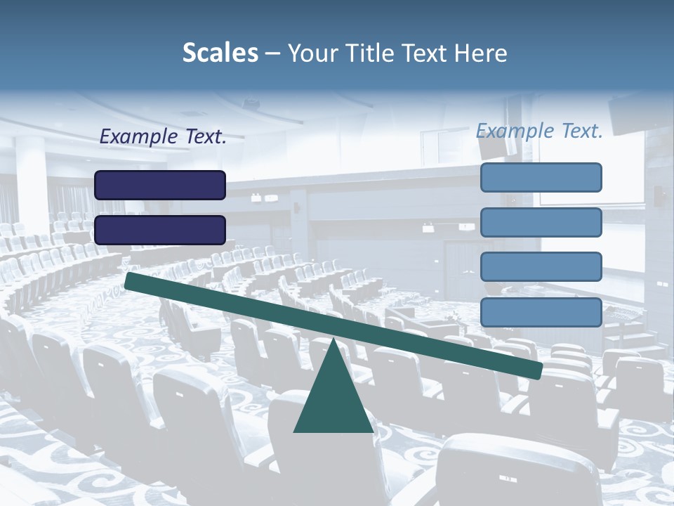 Room Convention Interior PowerPoint Template