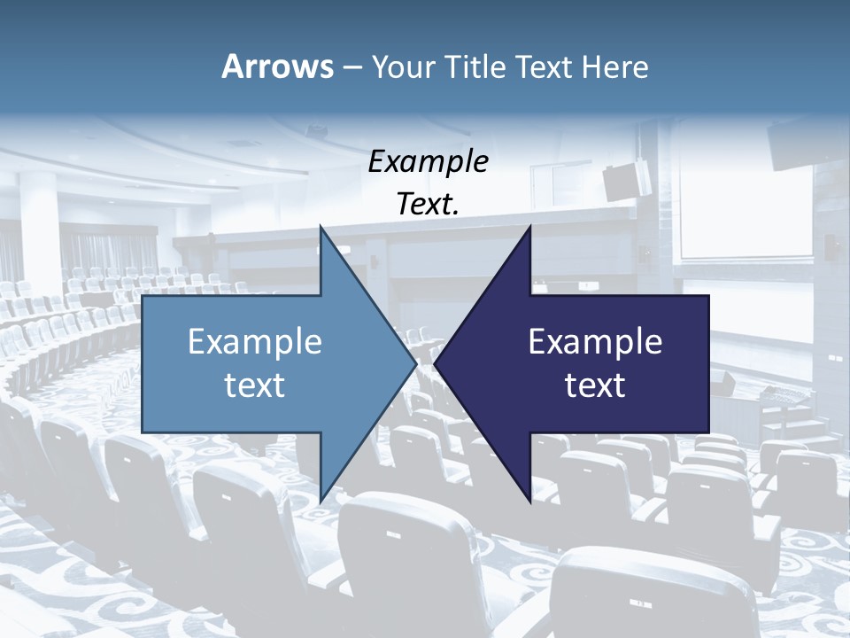 Room Convention Interior PowerPoint Template