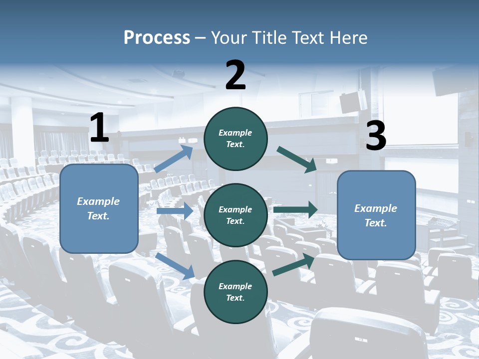Room Convention Interior PowerPoint Template