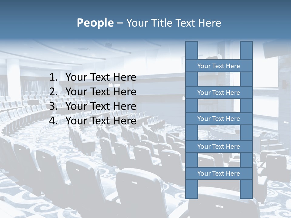 Room Convention Interior PowerPoint Template