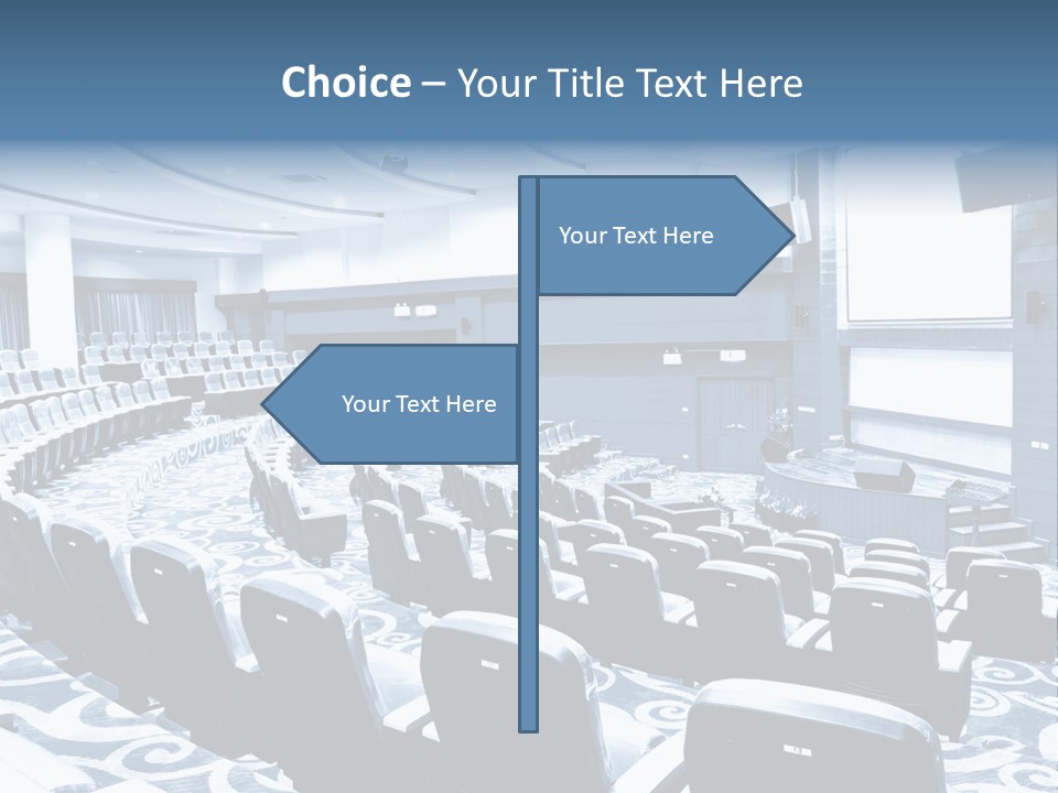 Room Convention Interior PowerPoint Template