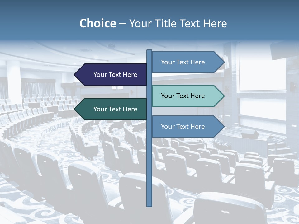 Room Convention Interior PowerPoint Template