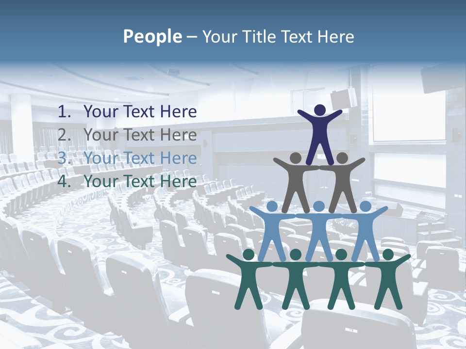 Room Convention Interior PowerPoint Template