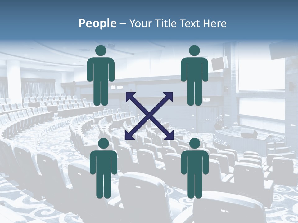Room Convention Interior PowerPoint Template