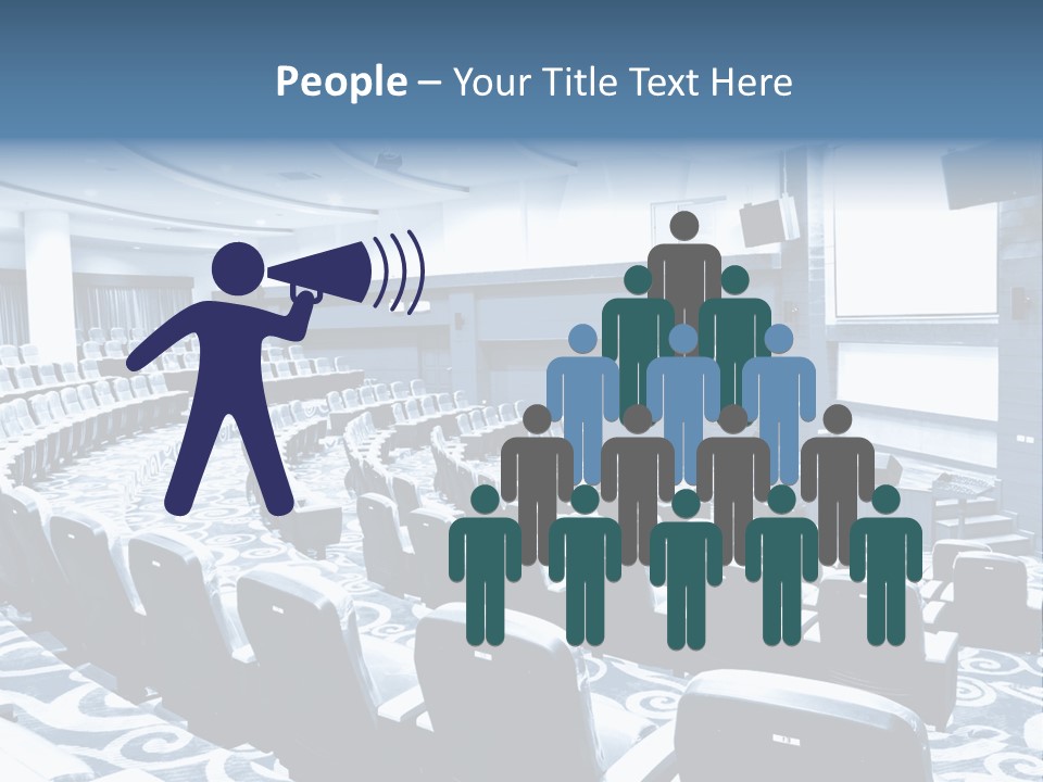 Room Convention Interior PowerPoint Template