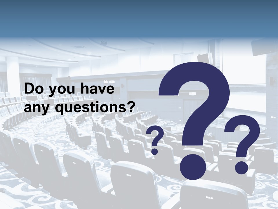 Room Convention Interior PowerPoint Template