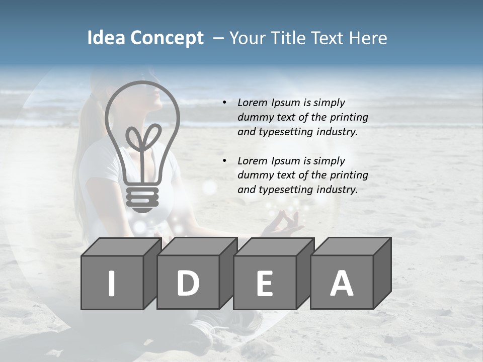 Magical Concentrate Attractive PowerPoint Template