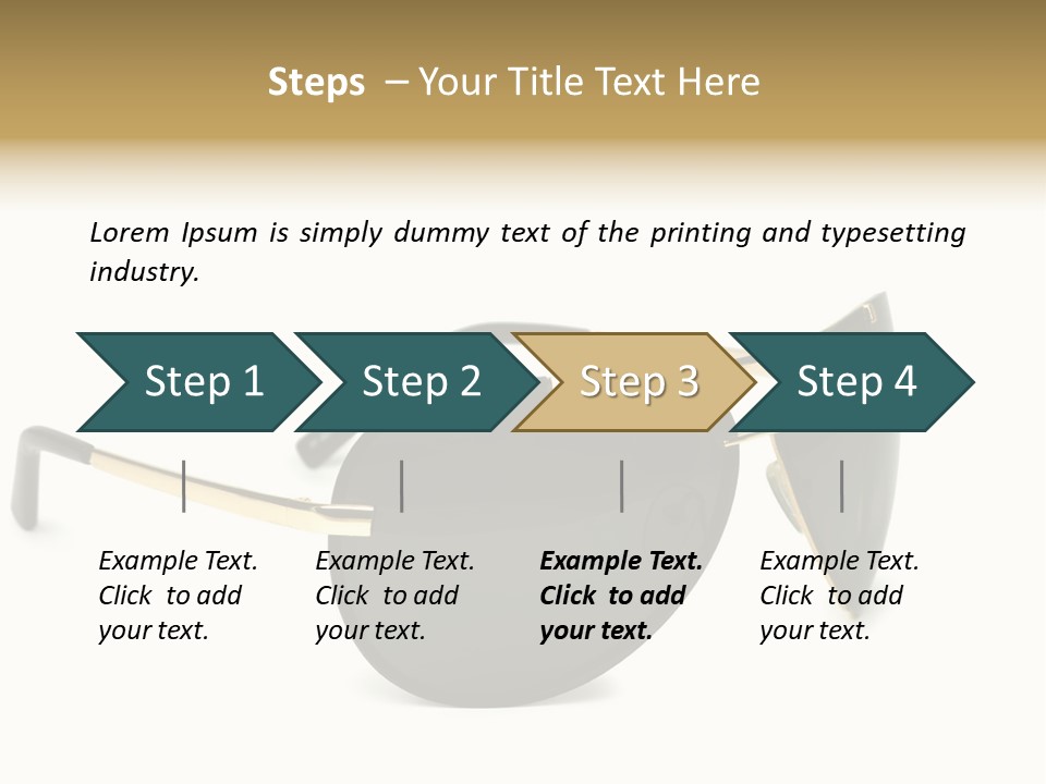 Looking Camouflage Careless PowerPoint Template