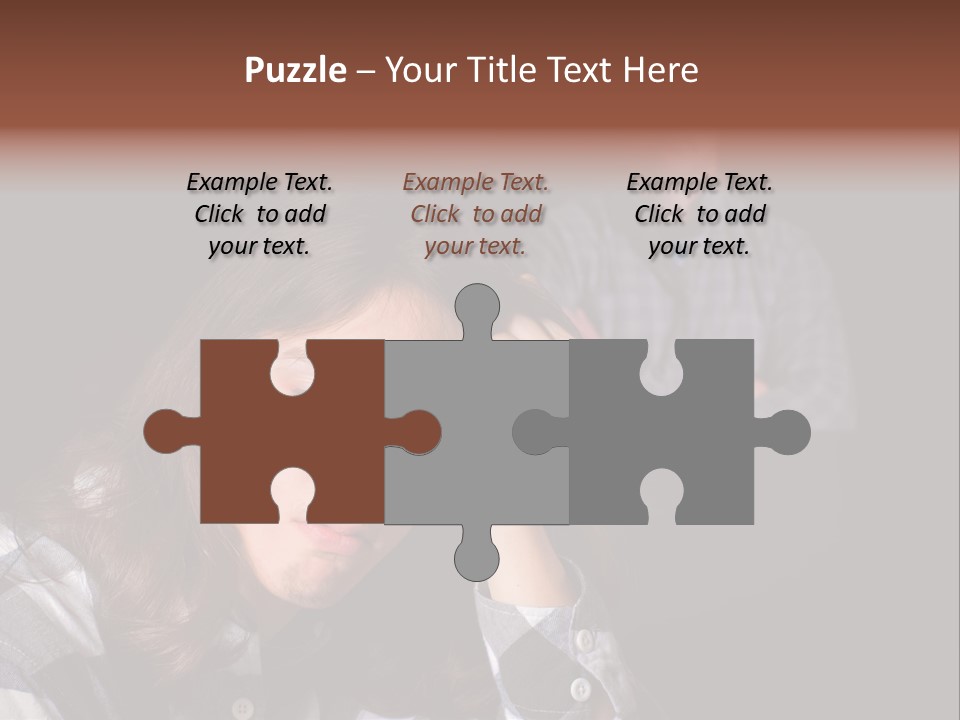 Teenage Father Child PowerPoint Template