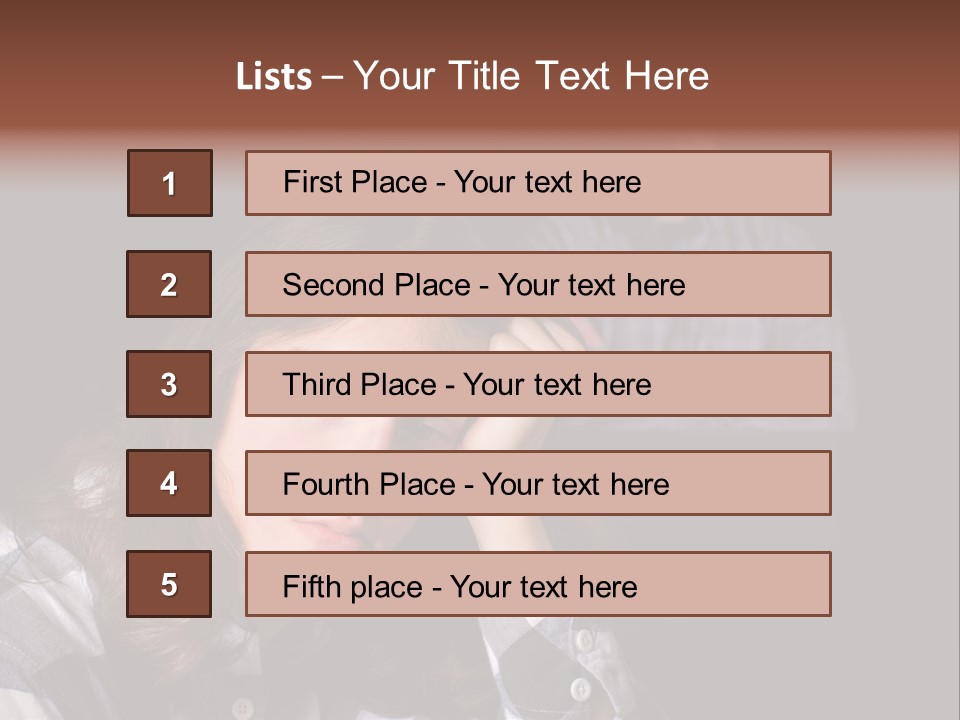 Teenage Father Child PowerPoint Template