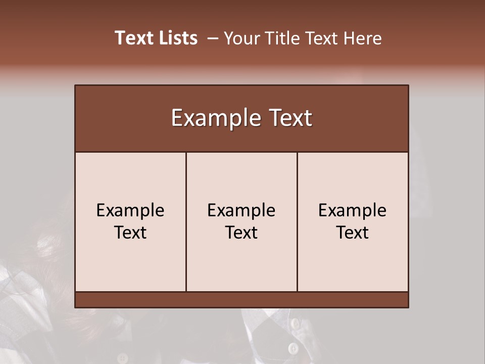 Teenage Father Child PowerPoint Template
