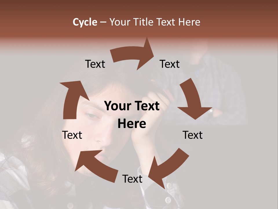 Teenage Father Child PowerPoint Template
