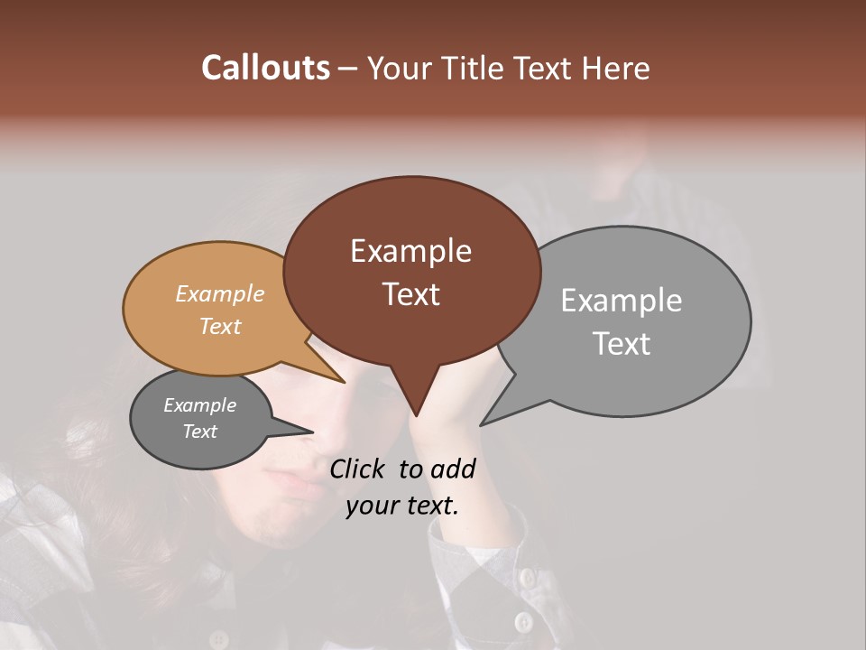 Teenage Father Child PowerPoint Template