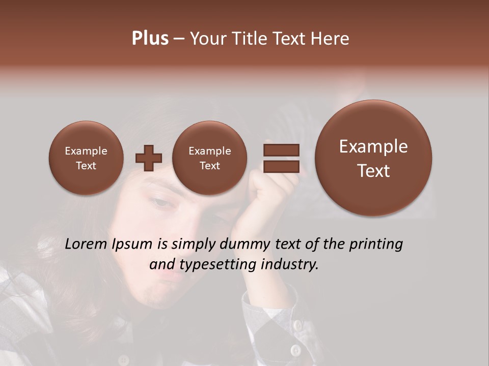 Teenage Father Child PowerPoint Template