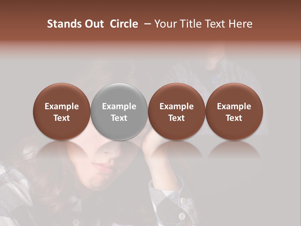 Teenage Father Child PowerPoint Template