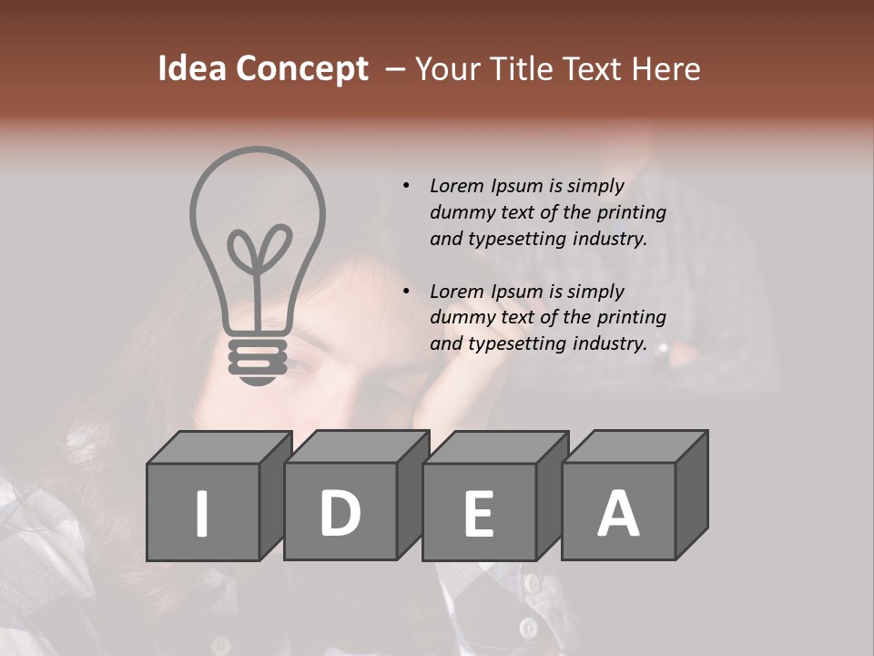 Teenage Father Child PowerPoint Template