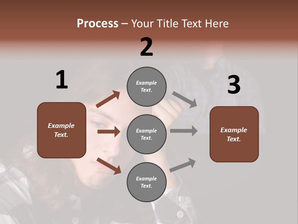 Teenage Father Child PowerPoint Template