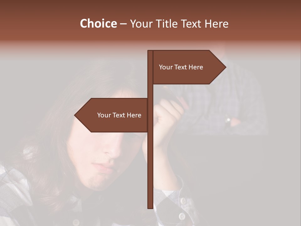 Teenage Father Child PowerPoint Template