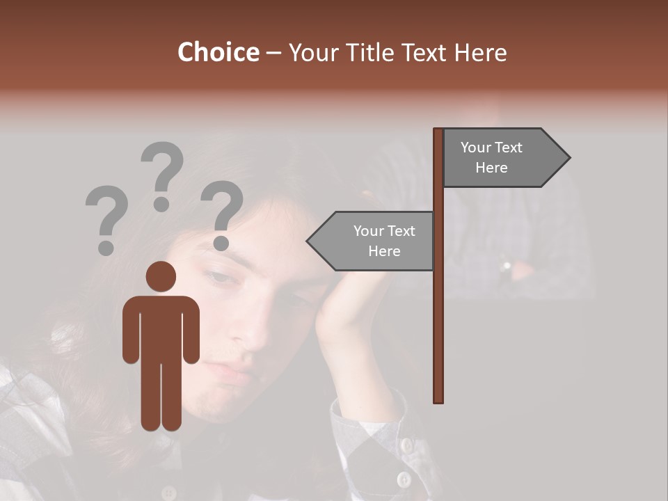 Teenage Father Child PowerPoint Template