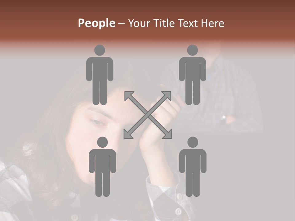 Teenage Father Child PowerPoint Template