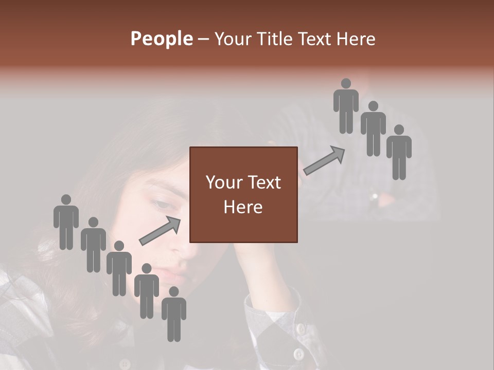 Teenage Father Child PowerPoint Template