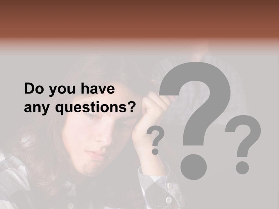 Teenage Father Child PowerPoint Template