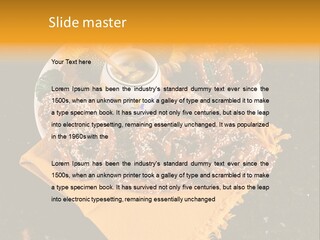 Country Home Mustard PowerPoint Template