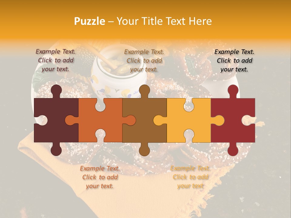 Country Home Mustard PowerPoint Template