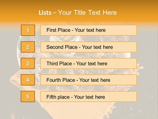 Country Home Mustard PowerPoint Template