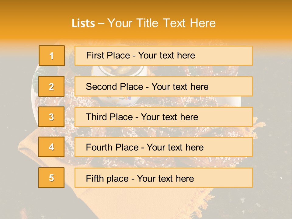 Country Home Mustard PowerPoint Template